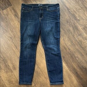 GAP Denim Blue Skinny Legging Jeans with Stretch - Dark Wash